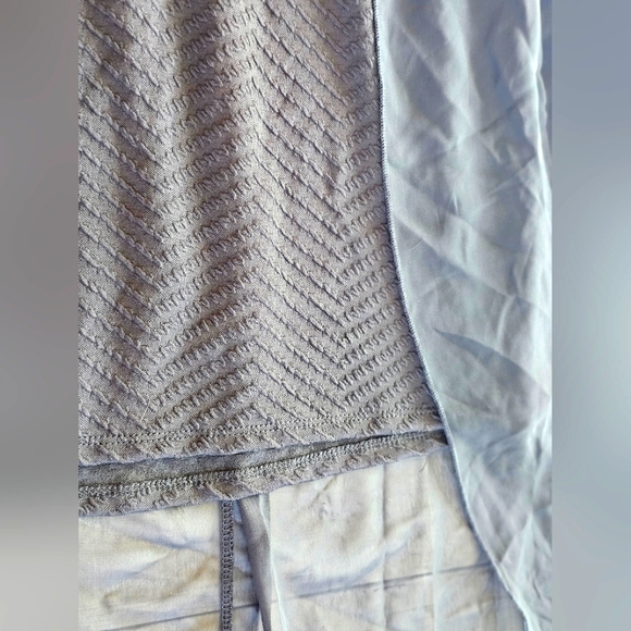 Rue21 Black Sleeveless High Low Sheer Chiffon Bustier Top Flowy Bottom Size M - Picture 6 of 10